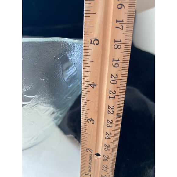 Vintage Arcoroc Coca Cola Embossed Glass Bowl Serving Snack 11” Super Bowl Chips - Picture 6 of 8